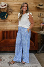 Load image into Gallery viewer, Blue Aztec Pants