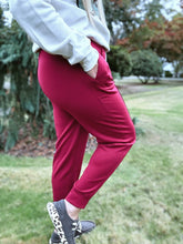 Load image into Gallery viewer, Jogger with Pocket Cabernet