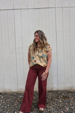 Load image into Gallery viewer, Retro High Rise Wide leg Pants