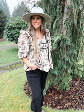 Load image into Gallery viewer, Western Babydoll Top