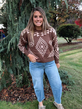 Load image into Gallery viewer, Mocha Knitted Sweater