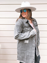 Load image into Gallery viewer, Washed Denim Jacket