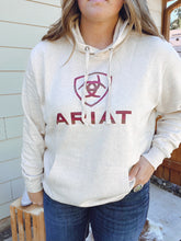 Load image into Gallery viewer, Ariat Oatmeal Hoodie