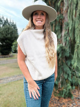 Load image into Gallery viewer, Mock Neck Short Sleeve Sweater