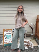 Load image into Gallery viewer, Wide Leg Twill Jeans