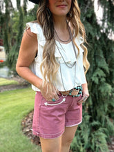 Load image into Gallery viewer, Arrow Denim Shorts