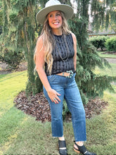 Load image into Gallery viewer, Midnight Lady Lace Top