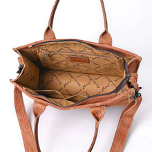 Load image into Gallery viewer, Camel Tooled Bag