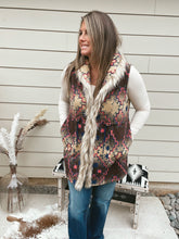 Load image into Gallery viewer, Aztec Fur Joelle Vest