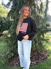 Load image into Gallery viewer, American Flag Crew Sweatshirt