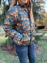 Load image into Gallery viewer, Western Puffer Coat