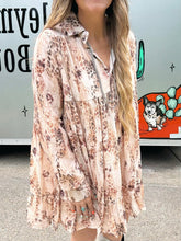 Load image into Gallery viewer, Floral Leopard Dress