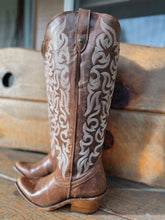 Load image into Gallery viewer, Mossil Tan Wide Calf Boot