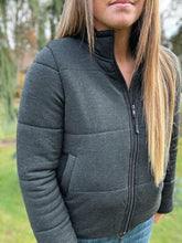 Load image into Gallery viewer, quilted zip up jacket perfect for your on the go lifestyle.