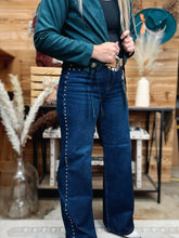 Load image into Gallery viewer, Studded Wide Leg Jean