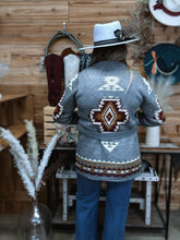 Load image into Gallery viewer, Aztec Belted Cardi
