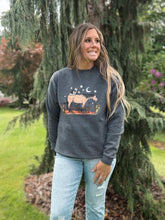 Load image into Gallery viewer, Nikki Charcoal Crewneck