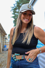 Load image into Gallery viewer, Gold Horseshoe Trucker Hat