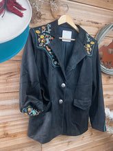 Load image into Gallery viewer, Black Suede Blazer