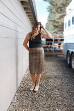 Load image into Gallery viewer, Acacia Faux Leather Python Skirt