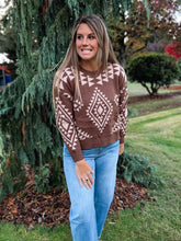 Load image into Gallery viewer, Mocha Knitted Sweater