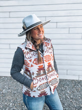 Load image into Gallery viewer, Aztec Button Vest