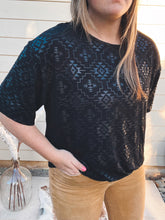 Load image into Gallery viewer, Oversized Midnight Top