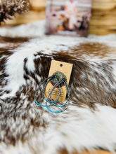 Load image into Gallery viewer, Double Hoop Dangle Earrings