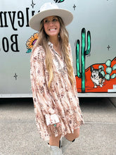 Load image into Gallery viewer, Floral Leopard Dress