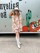 Load image into Gallery viewer, Floral Leopard Dress