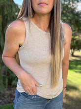 Load image into Gallery viewer, Edlin Tank Taupe Heather