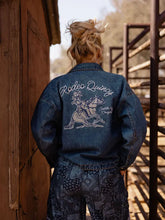 Load image into Gallery viewer, Saddle Up Cowgirl Denim Jacket