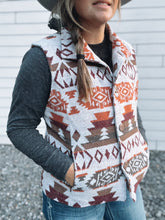 Load image into Gallery viewer, Aztec Button Vest