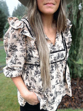 Load image into Gallery viewer, Western Babydoll Top