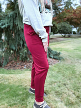 Load image into Gallery viewer, Jogger with Pocket Cabernet