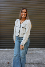 Load image into Gallery viewer, Grey Stitch Pocket Sweater