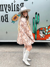 Load image into Gallery viewer, Floral Leopard Dress