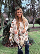 Load image into Gallery viewer, Stetson Aztec Blanket Wrap