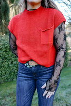 Load image into Gallery viewer, Black Mesh Long Sleeve Top