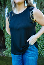 Load image into Gallery viewer, Studded Shoulder Top