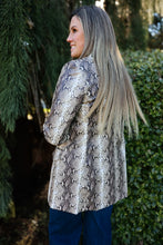 Load image into Gallery viewer, Snakeskin Blazer