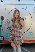 Load image into Gallery viewer, Floral Smock Detail Dress