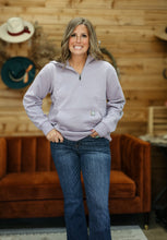 Load image into Gallery viewer, Purple Ariat Half-Zip Hoodie