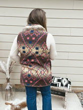 Load image into Gallery viewer, Aztec Fur Joelle Vest