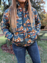 Load image into Gallery viewer, Western Puffer Coat