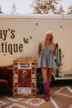 Load image into Gallery viewer, Denim Sleeveless Romper