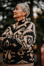 Load image into Gallery viewer, Black Aztec Canyon Jacket