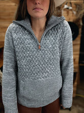 Load image into Gallery viewer, Grey Cable Knit Sweater