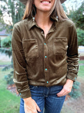 Load image into Gallery viewer, Agave Velvet Snap Button