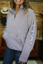 Load image into Gallery viewer, Purple Ariat Half-Zip Hoodie